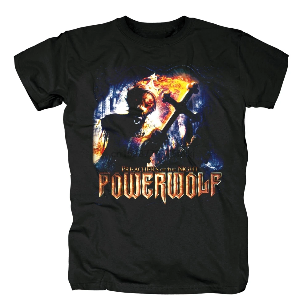 Bloodhoof Powerwolf металлическая памятная футболка Азиатский Размер популярный стиль