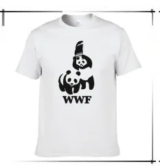 WEWANLD борьба WWF панда комедия короткий рукав крутая Camiseta Футболка мужская летняя модная забавная футболка#188