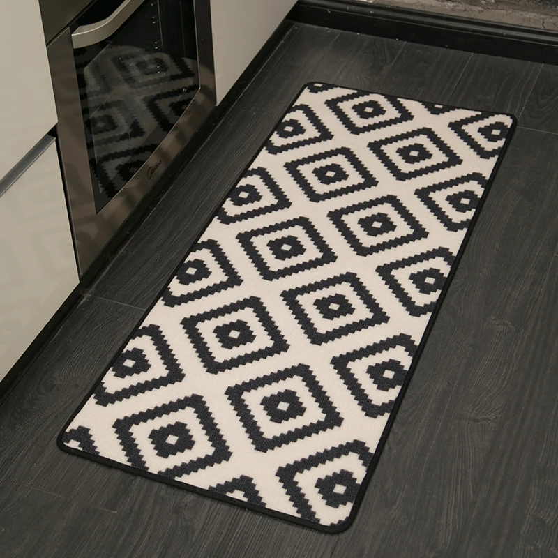 

{suger beans-Living room bedroom}-long mat bath carpet floor mat water absorption and quick drying nylon home material