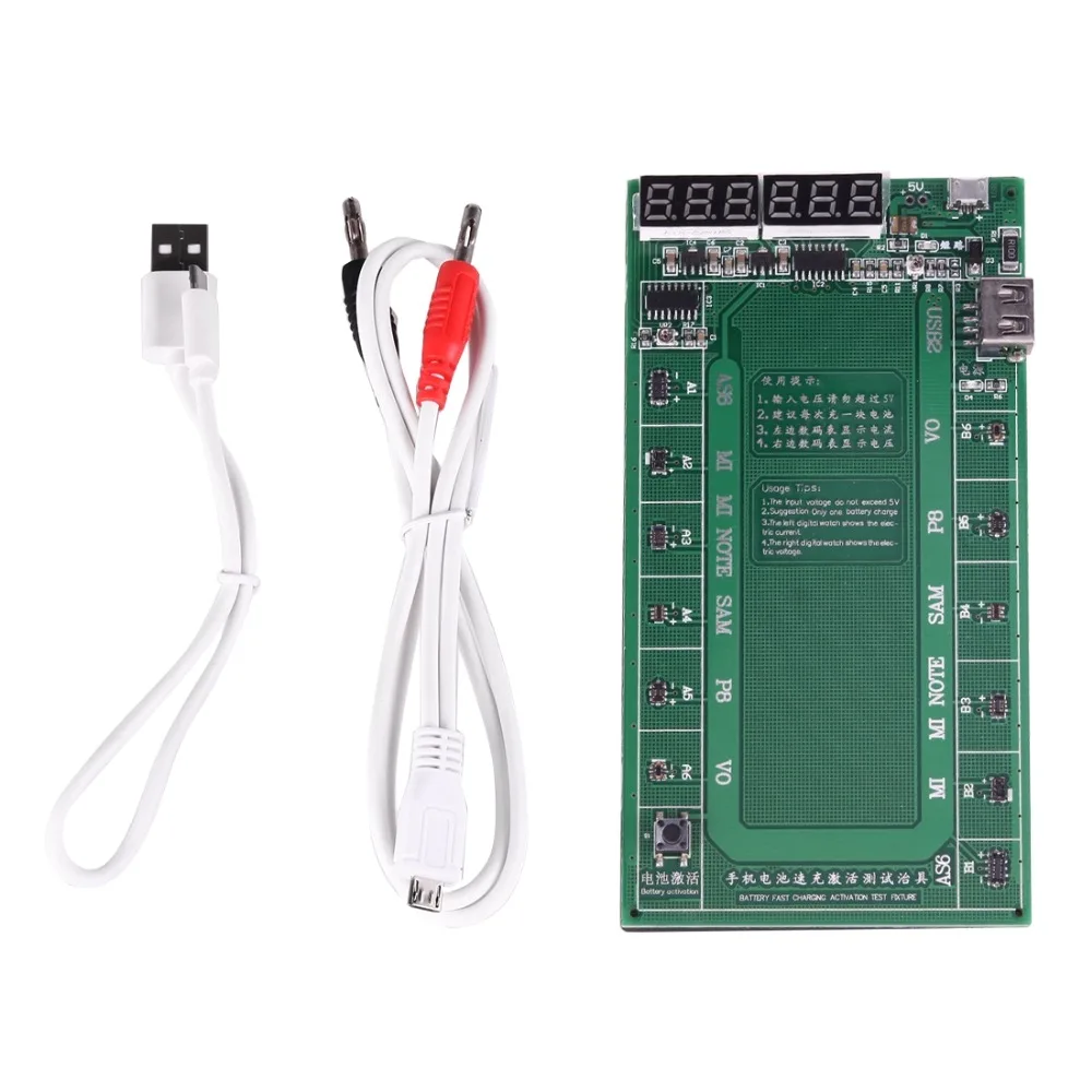 

Kaisi K-9206 Professional Battery Activation Charge Board with Micro USB Cable for Samsung / OPPO / Xiaomi / Vivo / Huawei