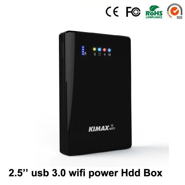 Беспроводной дома WI-FI конвертер USB 3.0 2.5 ''HDD корпус внешних sata hdd случае