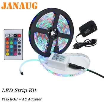 

LED Light strips Super bright LED 5050/2835 RGB/Monocolor LED tape light kit for Cove, cabinet, kitchen, ceiling lighting