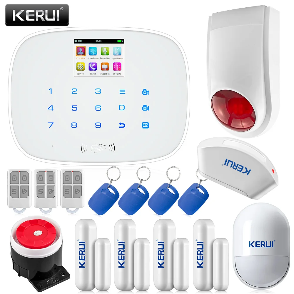 Home Safety Pets Sensor Warning Detector LCD Security Wireless GSM