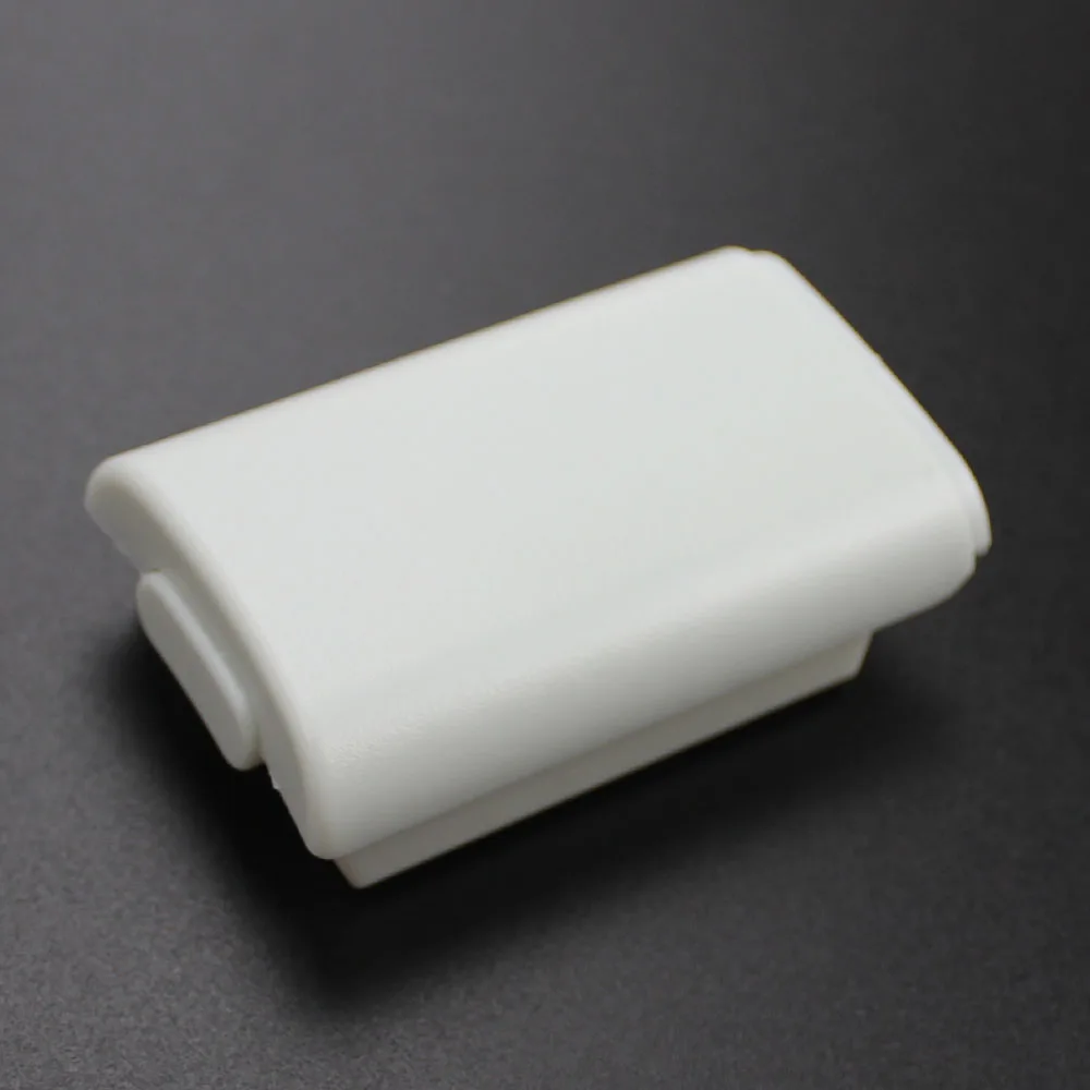 AA Battery Cover Door For Xbox 360 Wireless Controller Black White Color Back Case Shell Pack Kit For Xbox360 Gamepad Joystick