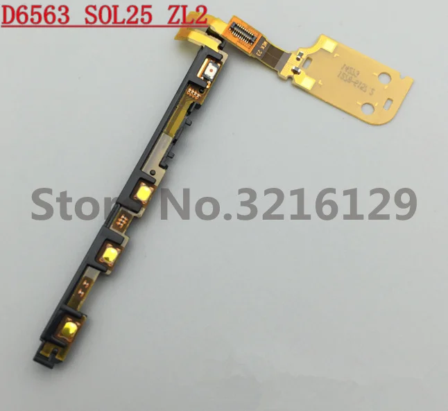 

2pcs Original new For Sony Xperia Z2A ZL2 D6563 SOL25 Power Button Switch On/Off Volume Flex Cable Replacement Part