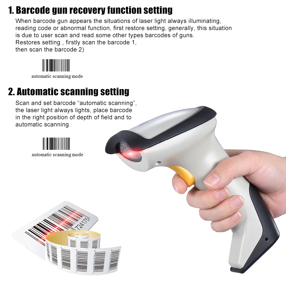 Portátil Scanner de Luz Para Supermercado