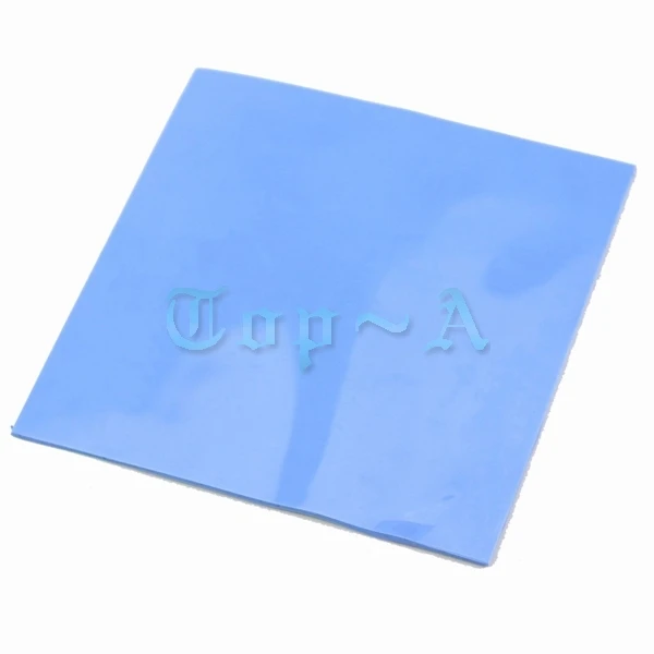 

5 Pieces 100x100mm 2mm Blue Silicon Conductive Pad 100x2mm Thermal Compounds Pads For Heat Sink Cooling Cooler Fan