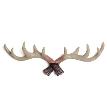 

individual character hangs hang adornment to hook Europe type restoring ancient ways wall deer horn coat hat Home wedding dies