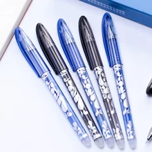 1 шт. Новая мода 0,5 мм стираемая ручка Креативные инструменты для рисования черные и синие студенческие инструменты для письма офисные канцелярские принадлежности