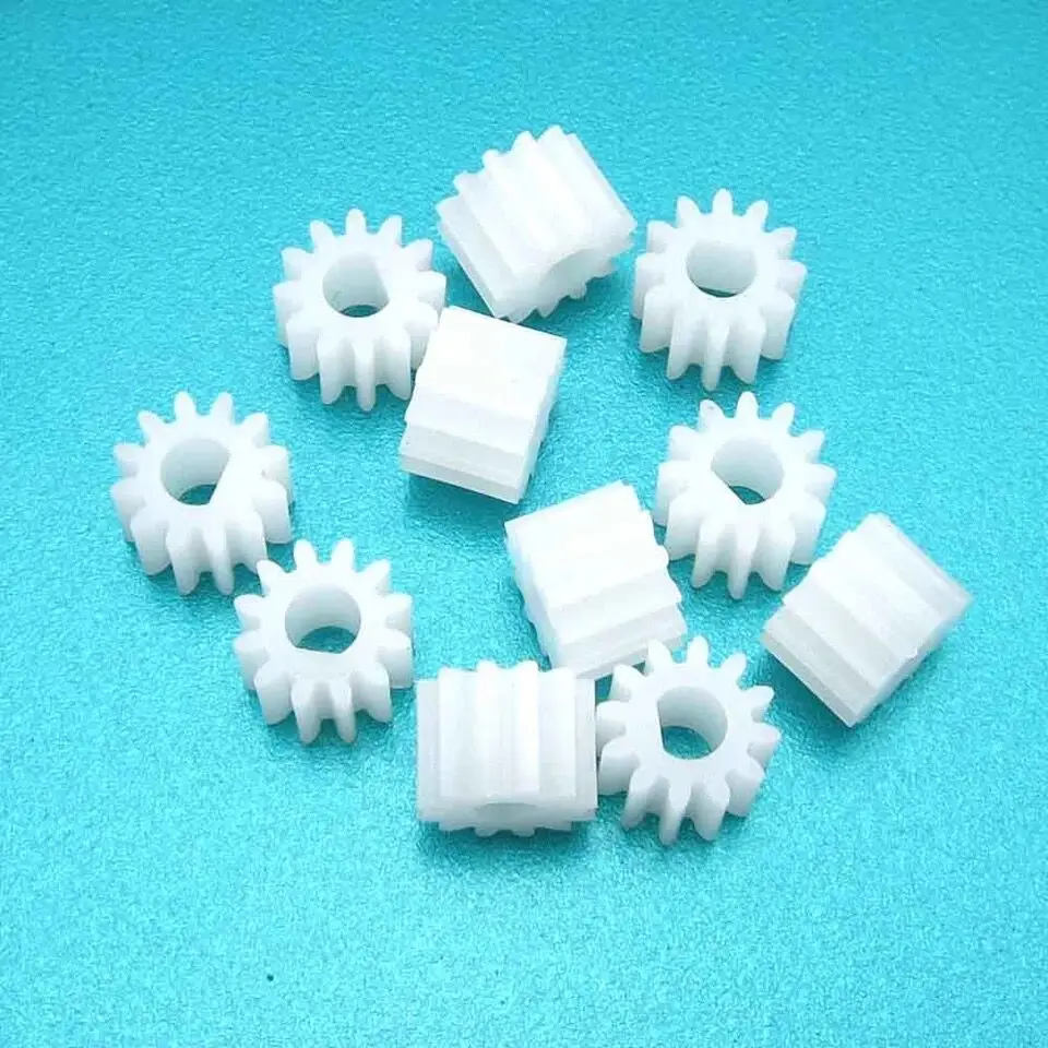 

10pcs 1012DF 12 Teeth Plastic Gear D Shape Hole 3mm 12T M0.5 Gear Toy Accessories For N20 D-Axis Motor DIY