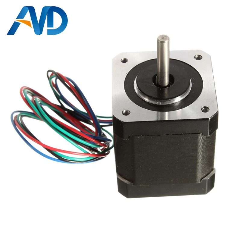 

2pcs 4-lead Nema17 Stepper Motor 42 Step 42BYGH 1.5A 17HS4401 1.8 DC For CNC XYZ with 4 pin 800mm Dupont Cable Part