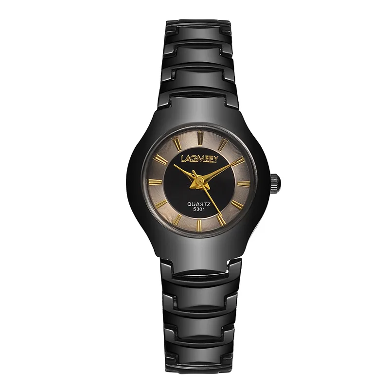 

Women Waterproof Wristwatch Gift Buckle Bracelet Gold Exquisite Quartz Alloy Tungsten Steel Watch