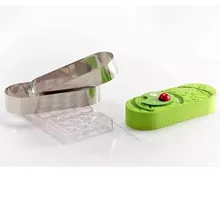 80*40*25 мм слоеный Овальный длинный квадратный мусс круг маленький мини печенье Режущий инструмент для кухни Полезная форма для печенья