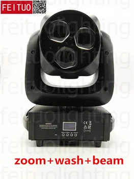 

4 with fly case mini led beam moving head 3x40w rgbw bee eyes stage light moving head beam lyre
