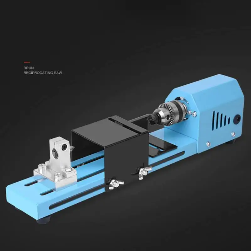 Токарный мини-станок станков DIY деревообрабатывающий Токарный станок по дереву фрезерные машины шлифовальные Блестящий бисер ДРЕЛЬ