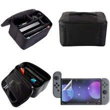 ФОТО Large Big Travel Pouch Bag  Nintend Switch Protective Storage Box Carrying Case Hand bag for Nintendo Console NS NX Pack