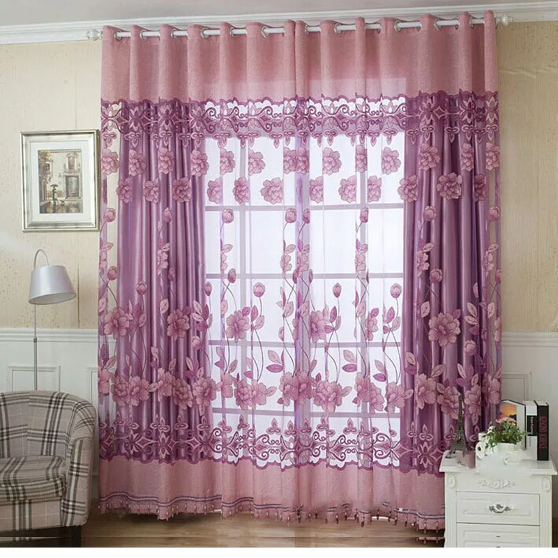 

Free Shipping Window Curtains Left And Right Biparting Open Windows Curtains For Living Room Blackout French Window