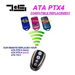 Оптовая продажа 100 шт. DHL доставка ATA PTX-4 PTX4 Совместимость двери гаража дистанционного контроллера