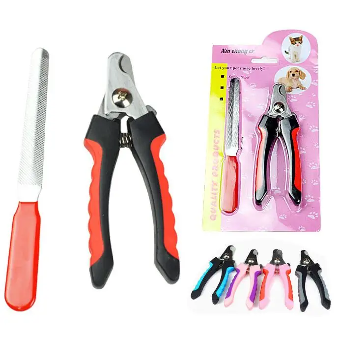 Stainless steel dogs nail clipper pet nail scissors pet dog nail clippers pet dog nail scissors
