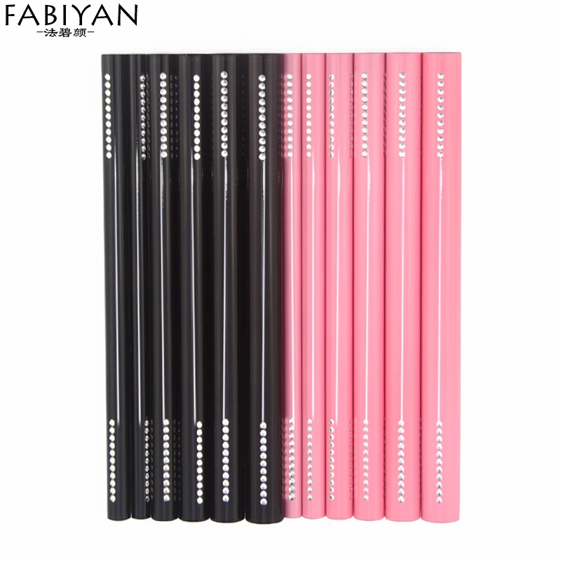 

6Pcs/Set Mixed Sizes Metal Form Sticks Shaping Tube Bar Rod Artificial Rhinestone Crystal French Nail Art Manicure Tools C Curve