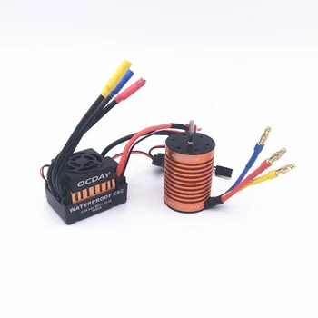 

1PC Brushless 7.4V-11.4V Motor ESC Electric Speed Controller 4370KV/9T/60A for RC Model Cars Spare Parts BEC 3A-5.5A