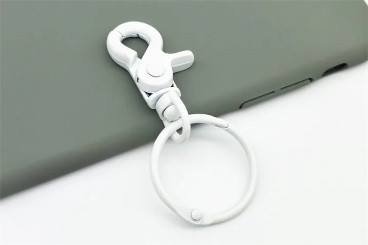 7  Diy Jewelry Accessories Keychains Color Paint Lobster Buckle Key Chain Handmade DIY Key Ring Keychains For Women Fashion Jewelry