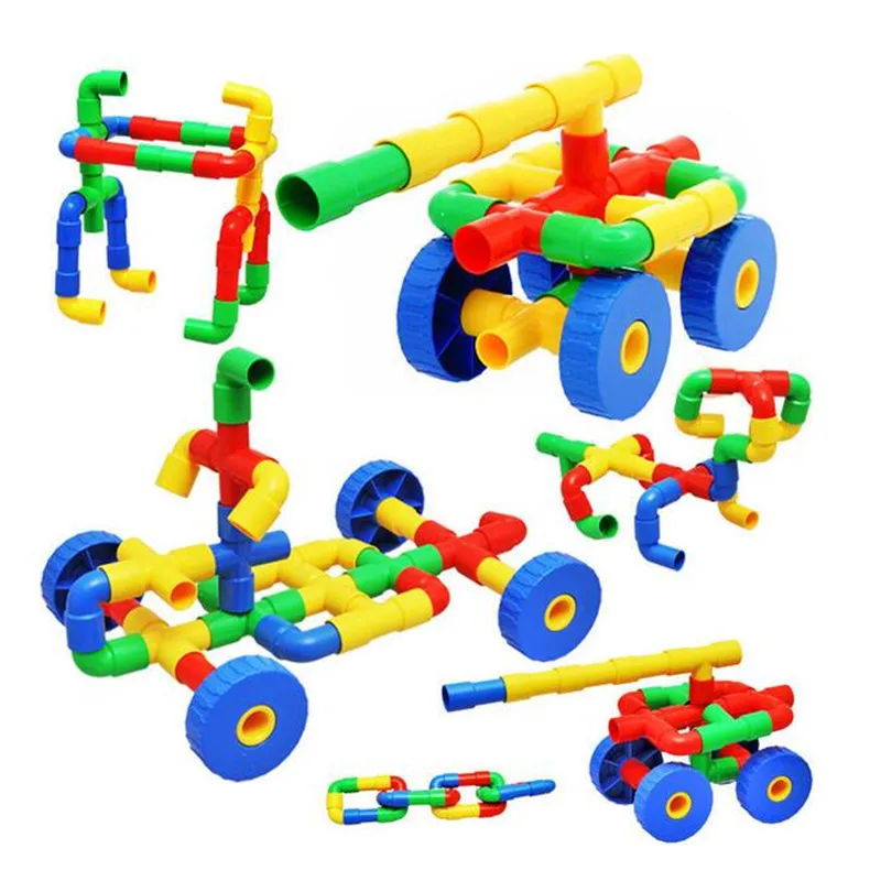 Buy DIY Multicolor Plastic Tunnel Water Pipe Building