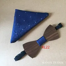 Элегантный Свадебный Серия ручной Вишневый Деревянный мужской галстук-бабочка модный деревянный галстук-бабочка