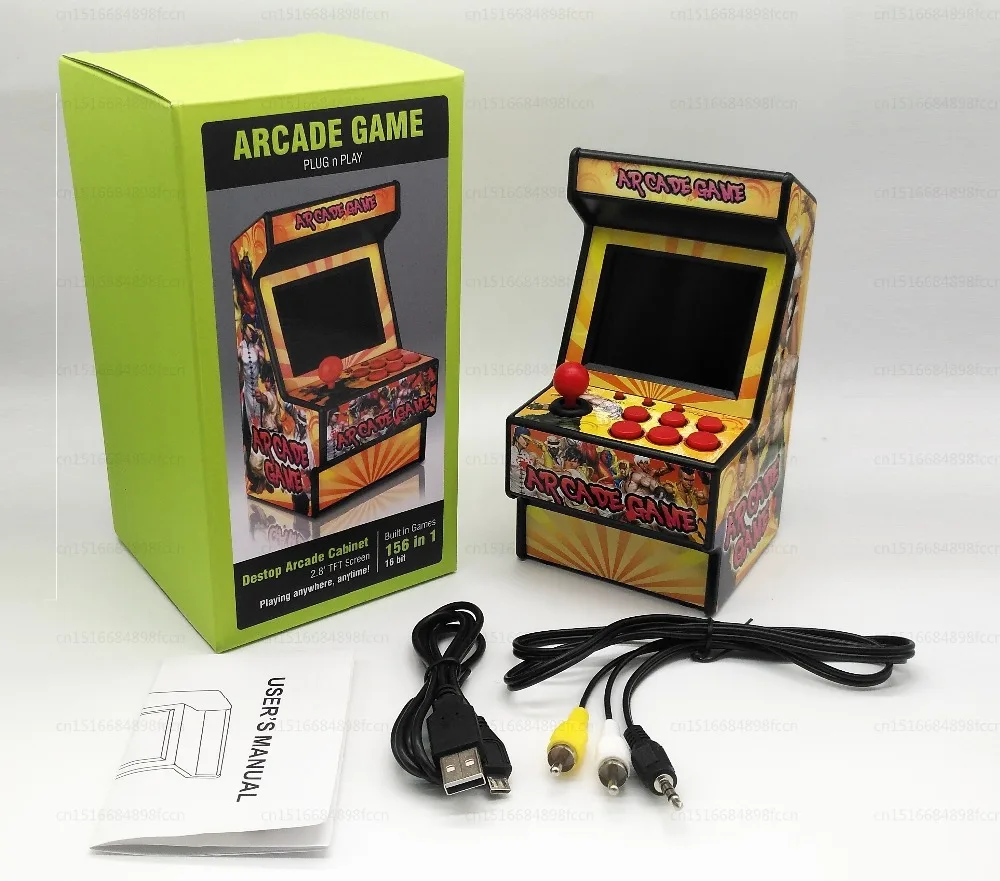 156 игр для Sega Megadrive ретро мини аркадная игровая консоль с 2 8 дюймовым цветным