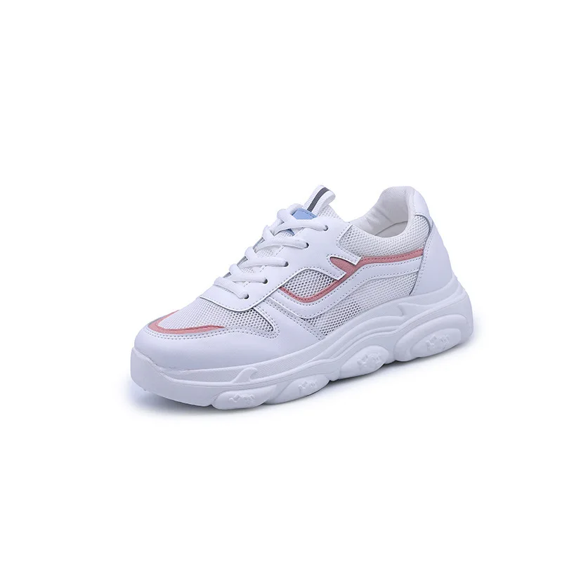 Dad Shoe Woman 2019 Net Platform Shoes Ventilation Sneakers Woman Ins Leisure Time Joker Piggy Shoe Woman Zapatos De Mujer