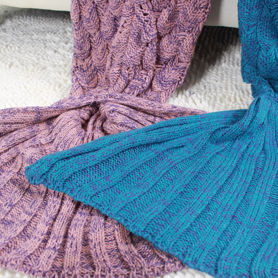 Одеяло в виде рыбьего хвоста 70x190 см 90x см|throw blanket|tail blanketblanket crochet |