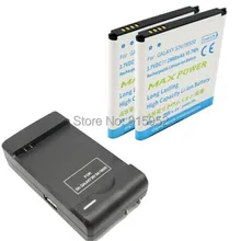 New Extended 2x 3000 mAh Replacement Battery +1x Desktop Travel Home Charger For Samsung Galaxy S4 S 4 IV i9500