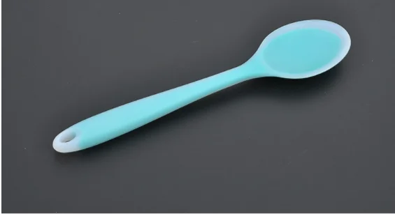 Универсальная гибкая Термостойкая Силиконовая ложка лопатка-скребок мороженое торт для лопаты мини-ложка кухонный инструмент