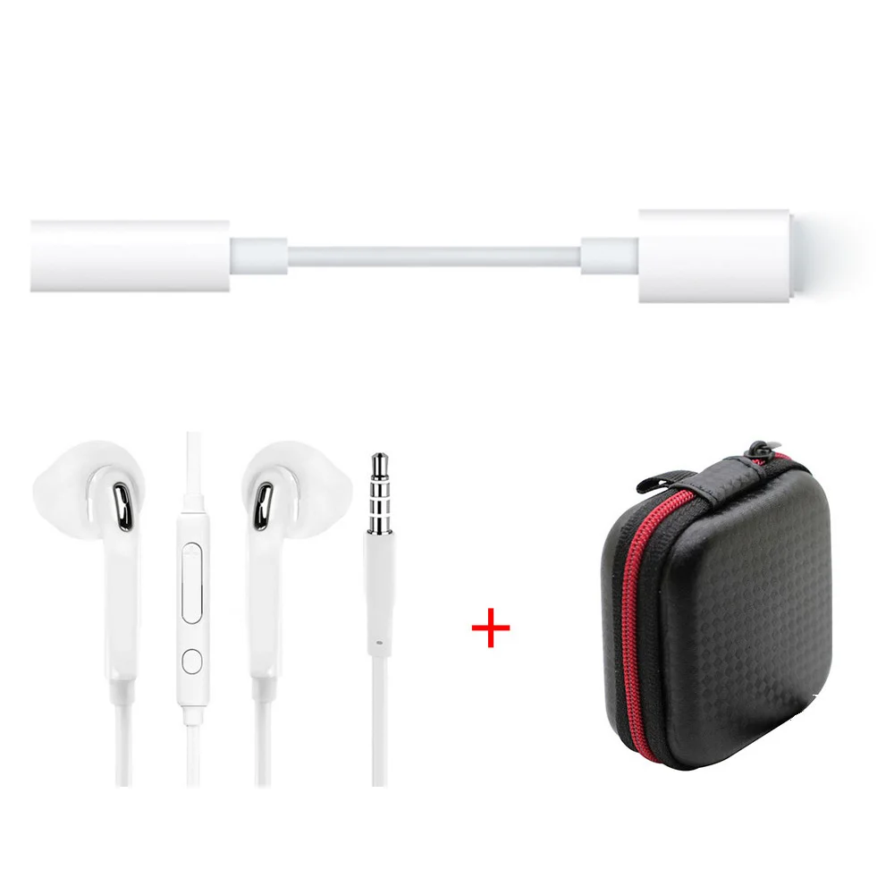 Koop 2in1 Tot 3.5mm Adapter Voor IPhone 7 Verlichting Audio Headphone Jack AUX Opladen Adapter voor Apple 8 Plus X USB Kabel Muziek of Bel