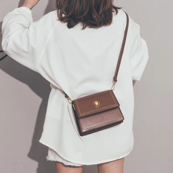 

New small bag female new high-end French small group girl ins wild Messenger bag female