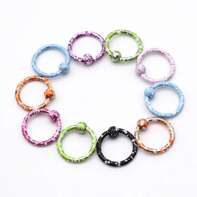 Buy 10PCS/Lot Mix Random Colors Septum Piercing