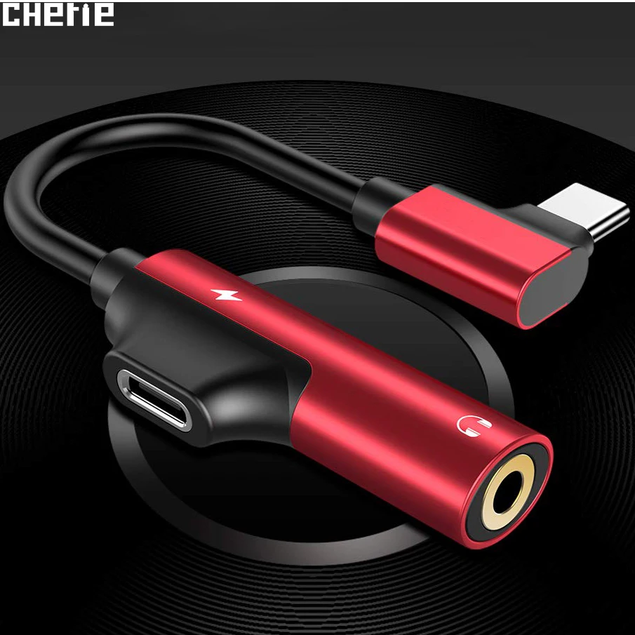 

Cherie 2 in 1 Type C to 3.5mm Headphone Jack Audio Adapter For Samsung Xiaomi Huawei HTC Cable Call Charging Listening Connector