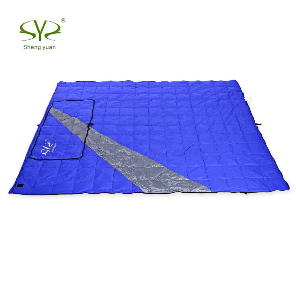 

Shengyuan 200 x 78cm Outdoor Double Sleeping Bag Envelope Spring and Autumn Camping Portable Sleeping Bag Water Resistant Bag