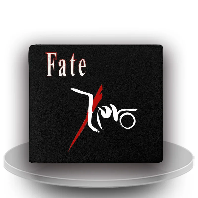 

New Anime Fate/Stay night Saber Wallets Men Leather PU Wallet Cartoon Student Bifold Short Purse Card Photo Holder Gift