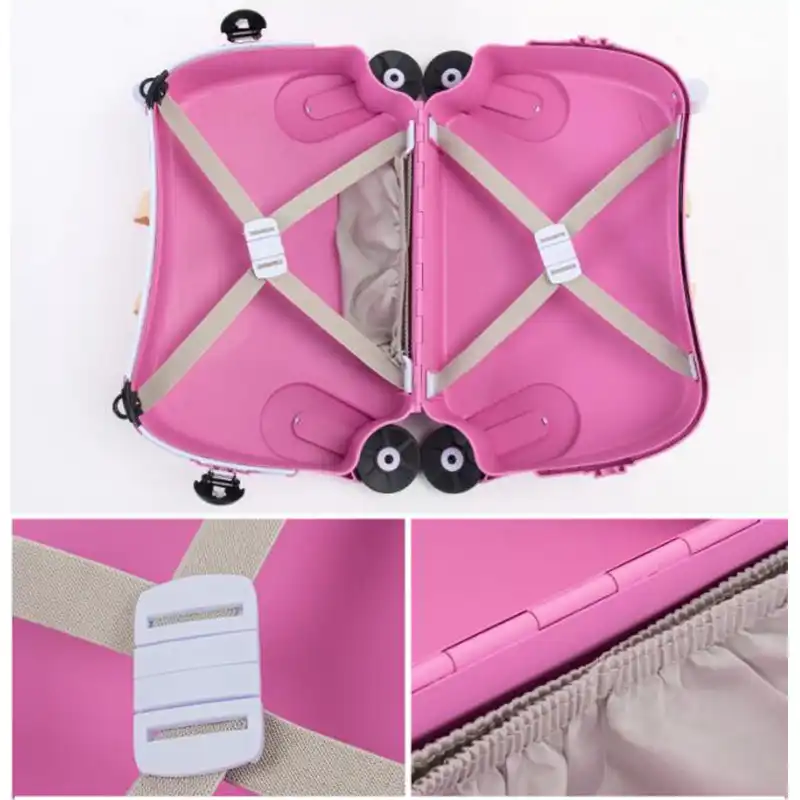 kids luggage trolly