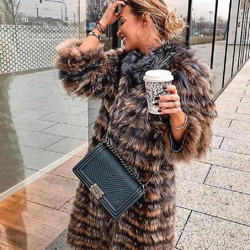 

90CM long real fox fur coat, high quality natural silver fox, red fox fur, ladies jacket, fashion light and warm, wool weaving,
