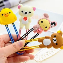 Бумага для рукоделия Pengiriman бесплатно Rilakkuma Kawaii Seri kclip Закладка,/Memo kclip, Скрепка, Hadiah Kebaruan, Eceran K6402