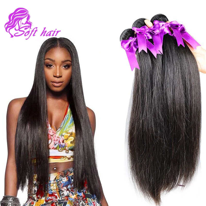 Wholesale 10A Malaysian Straight Hair Weave 4 Pcs Human Hair Cheap Hair Extensions 100g Malaysian Virgin Hair Straight Online