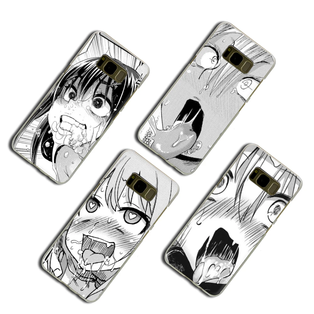 Японский жесткий чехол для телефона с аниме девушкой из мультфильма Samsung Galaxy S6 7