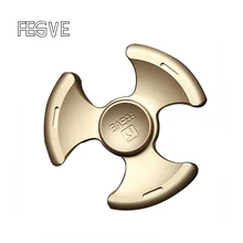 FEGVE медный Камень стирка/Пескоструйная обработка EDC Спиннер игрушки, ручной Спиннер металлический Спиннер и взрослые с синдромом СДВГ игрушки SL110