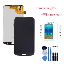 100% Working LCD Display+Touch Screen part Digitizer For Samsung Galaxy Mega 6.3 i9200 i9205 Black+With free tools