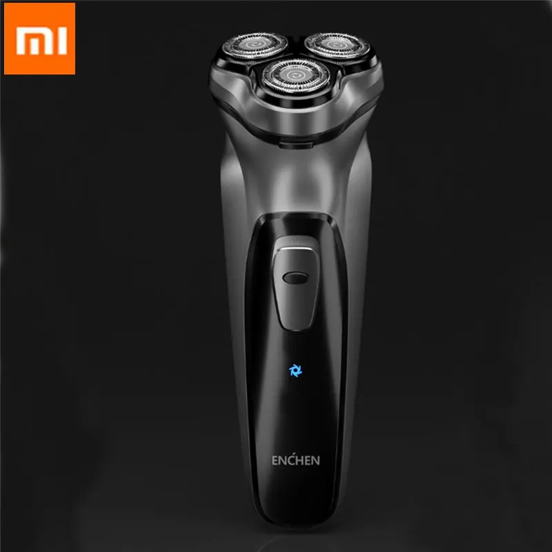 

2019 XIAOMI Youpin Enchen Black Stone 3D Electric Shaver Smart Control Blocking Protection Razor for Men Gift Smart Anti-pinch