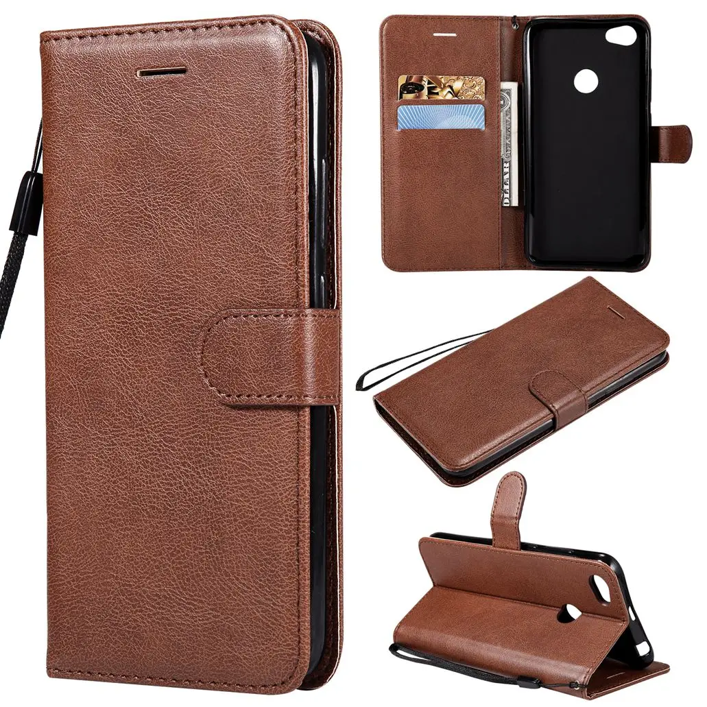 

MuTouNiao Brown Business Leather Flip Case Cover For Xiaomi Brownmi Mi Note 6 8 4A 4X 5 5A 5X A2 6X A2 S2 Y1 Y2 Lite Pro Play