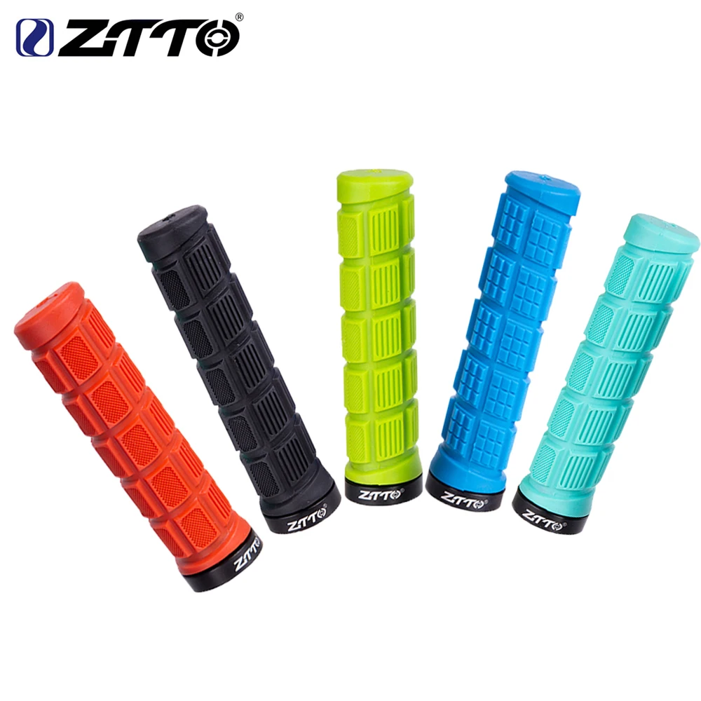 

ZTTO 1 Pair MTB Mountain Bike Handlebar Grips Durable Shock-Proof Rubber Anti-Slip Fixed Gear Bicycle Grips Road Bicycle Parts
