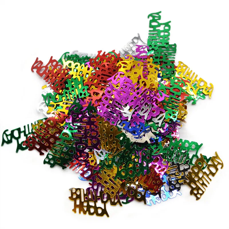 1 шт. в упаковке 3 см конфетти для дня рождения украшения из акрила золото буквы-конфетти для свадьбы детский день рождения украшения для праздничного стола - Цвет: B05